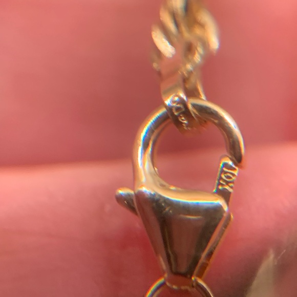 10k Solid Gold Necklace Chain - Picture 6 of 6